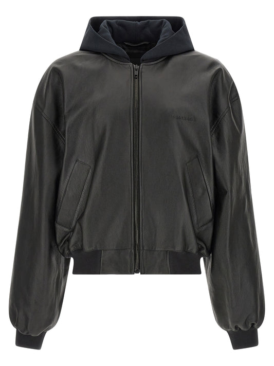 Black Lamb Leather Leather Jacket