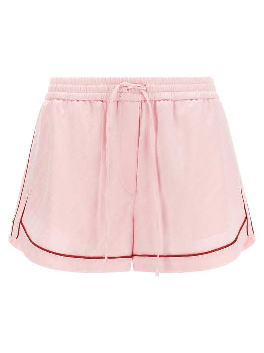 Multicolor Viscose Bermuda Shorts