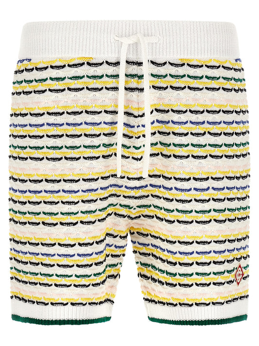 Multicolor Cotton Bermuda Shorts