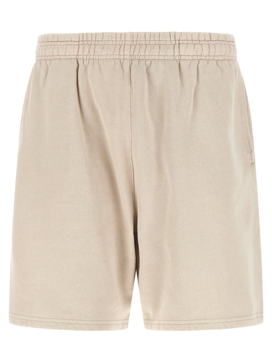 Beige Cotton Bermuda Shorts