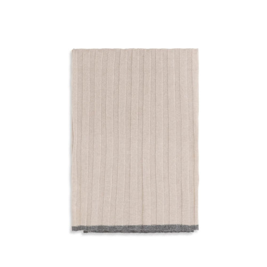 Beige Cashmere Scarf