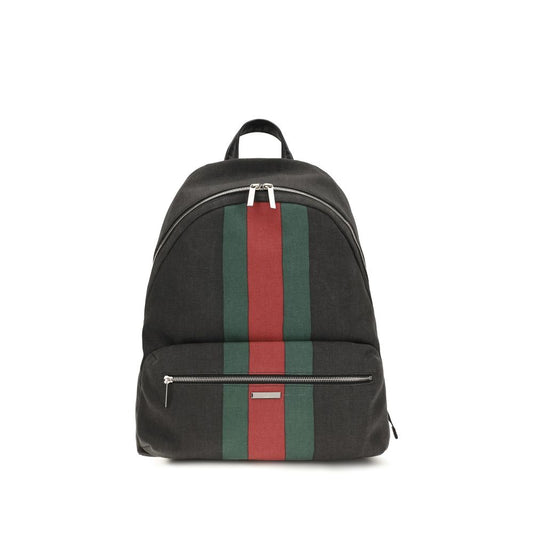 Black Fabric Backpack
