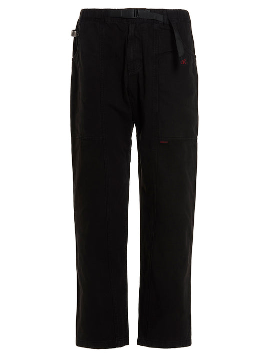 Black Cotton Cargo Pants