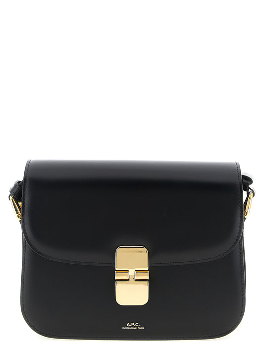 Black Cowhide Crossbody Bag