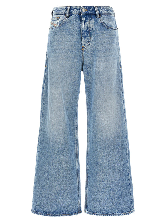 Blue Cotton Jeans Denim