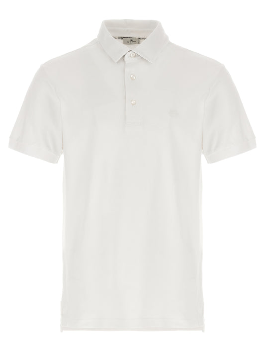 White Cotton Polo Shirt