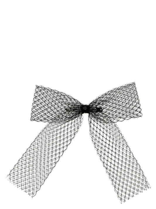 Black Polyester Hair Clip