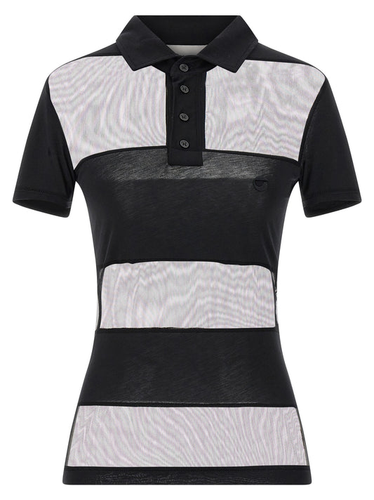Black Cotton Polo Shirt
