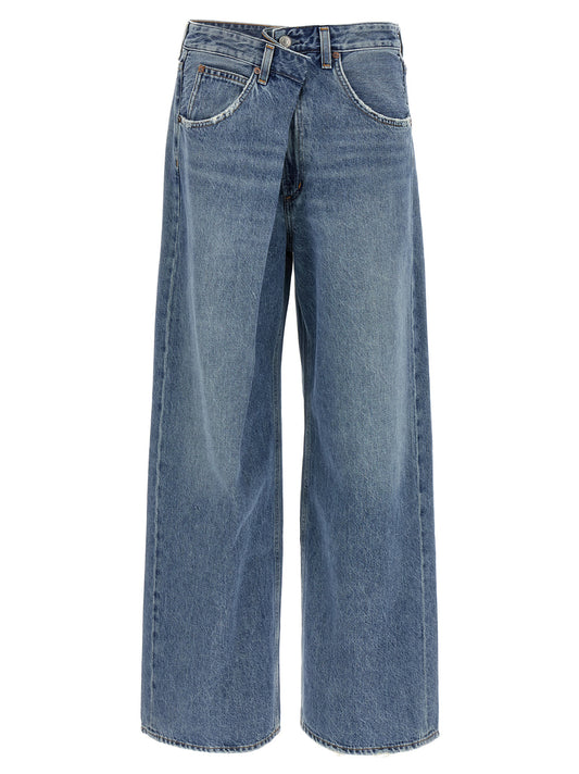 Blue Cotton Relaxed Fit Jeans