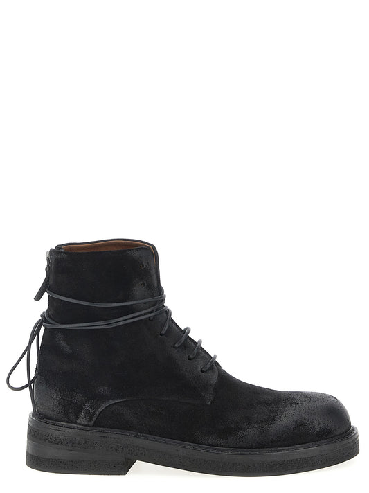 Black Cotton Chelsea Boots