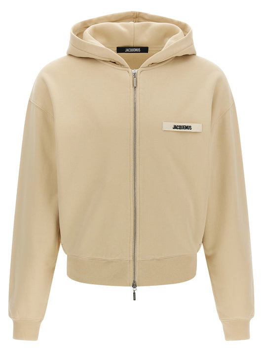 Beige Cotton Sweatshirt