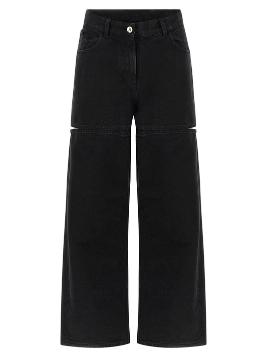 Black Cotton Jeans Denim