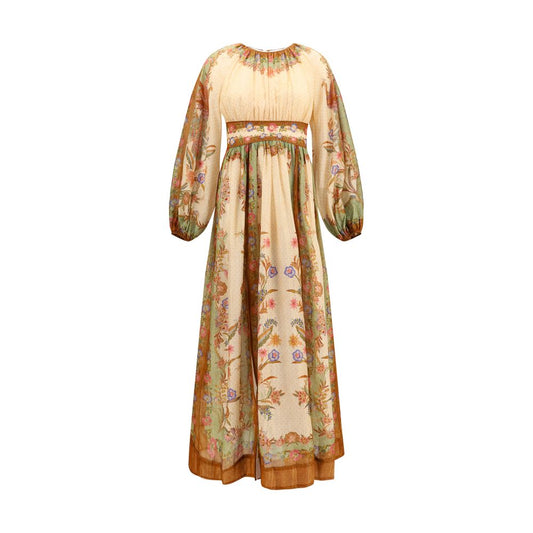Multicolor Cotton Casual Dress