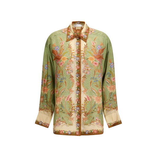Multicolor Silk Pattern Shirt