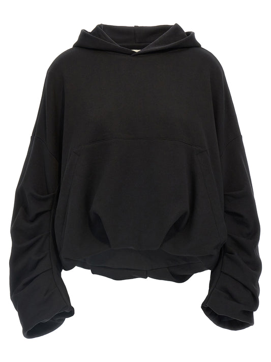 Black Cotton Sweatshirt
