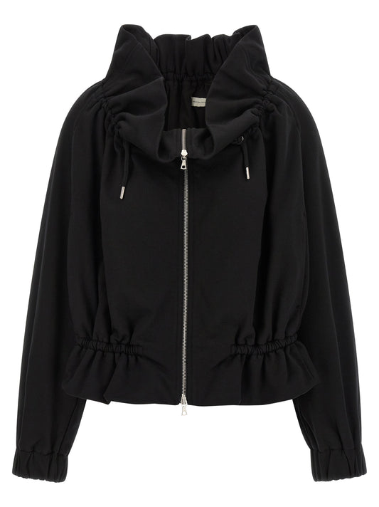 Black Cotton Sweatshirt