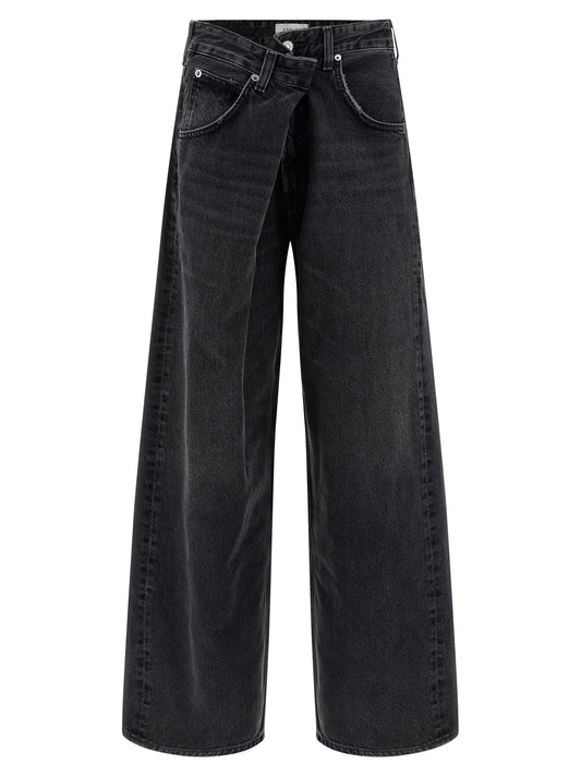 Black Cotton Jeans Denim