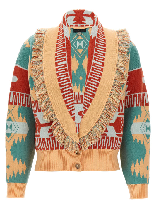 Multicolor Wool Cardigan