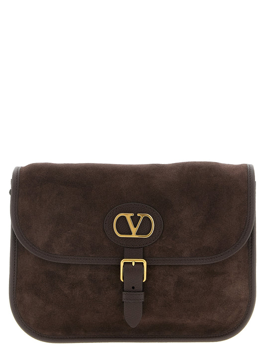 Brown Cowhide Crossbody Bag