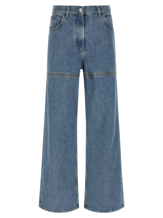Blue Cotton Jeans Denim