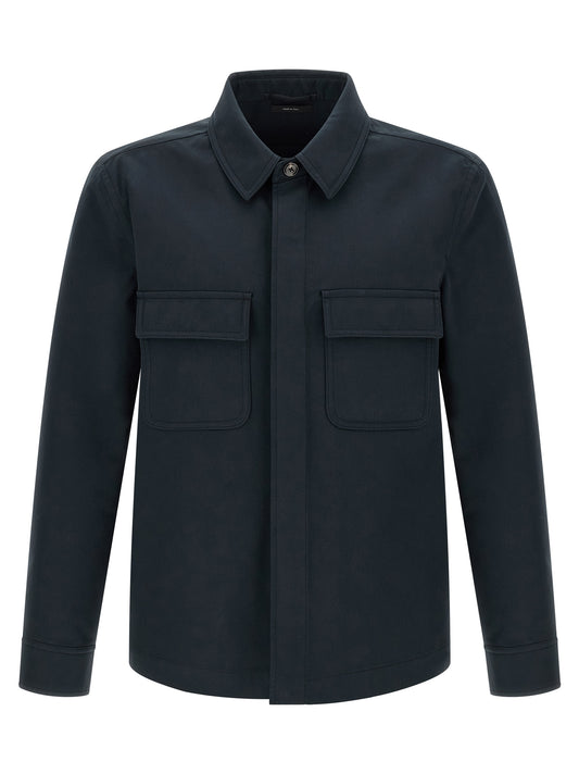 Blue Cotton Blouse