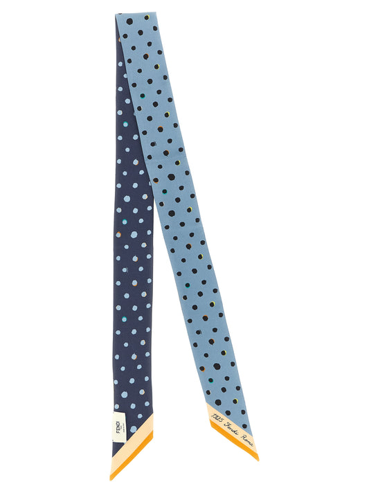 Multicolor Silk Foulard