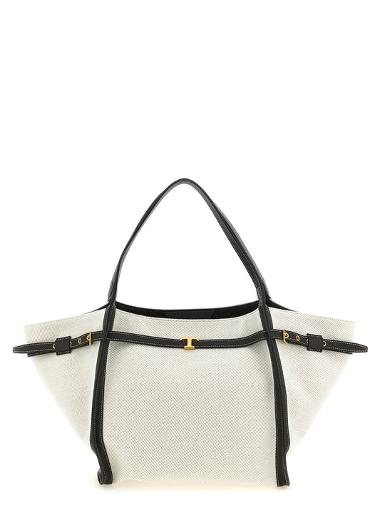 Multicolor Linen Tote Bag