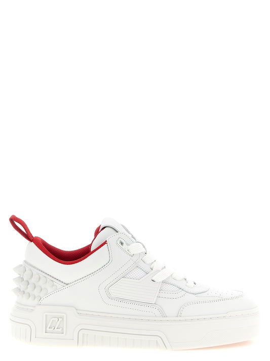 White Calfskin Athletic Sneakers