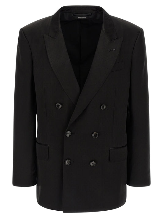 Black Viscose Blazer