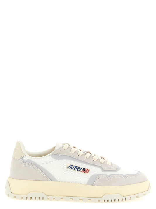 Gray Cotton Low Top Sneakers