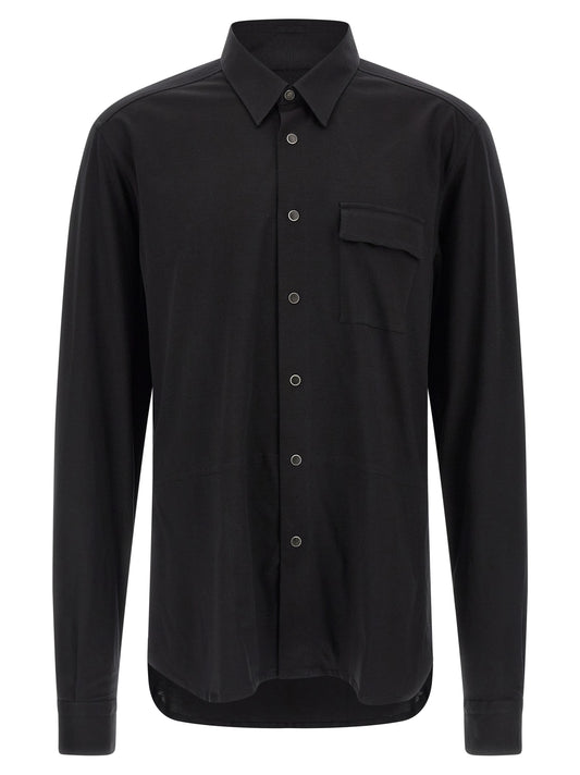 Black Cotton Blouse