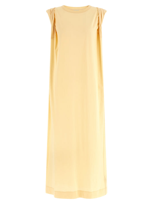 Bicolor Cotton Long Dress