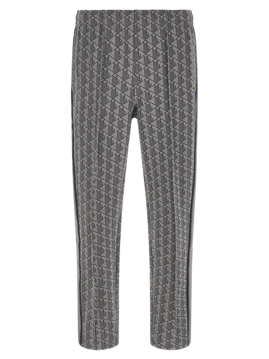 Gray Polyester Joggers (Workout Pants)