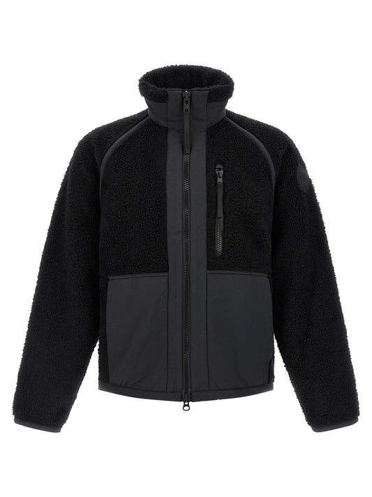 Black Wool Full-Length Jacket