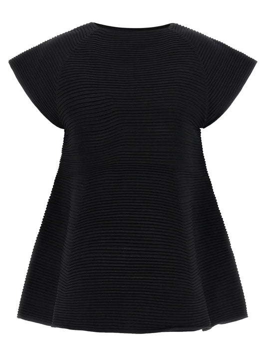 Black Polyester Short Dress