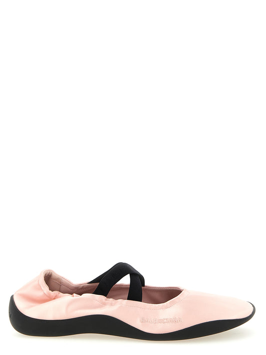 Multicolor Polyester Ballet Flats