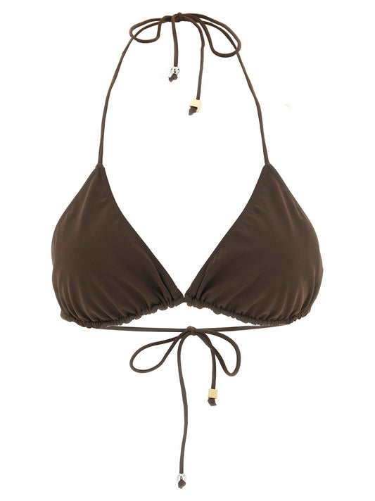 Brown Polyamide Bikini