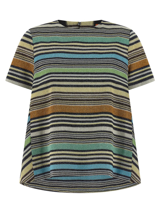 Multicolor Viscose T-Shirt