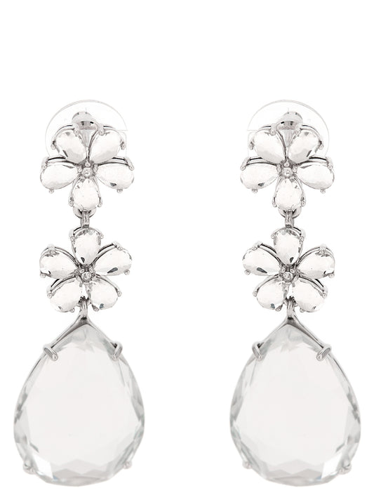 Silver Brass Earrings