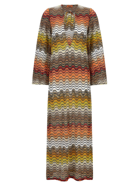 Multicolor Viscose Casual Dress