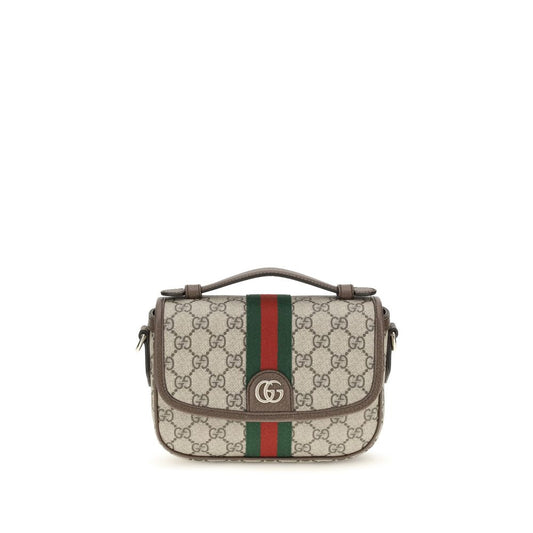 Beige Fabric Handbag