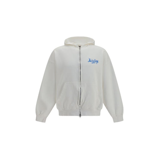 White Cotton Sweatshirt