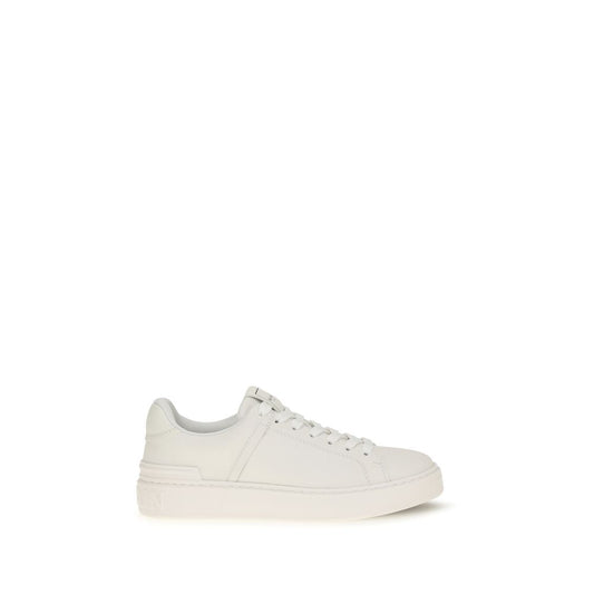 White Calf Leather Bos Taurus Athletic Sneakers
