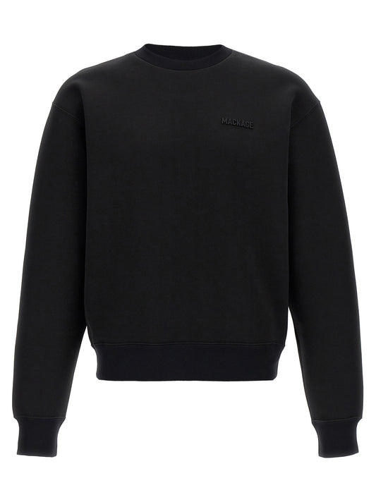 Black Cotton Sweatshirt