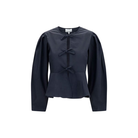 Black Cotton Blouse