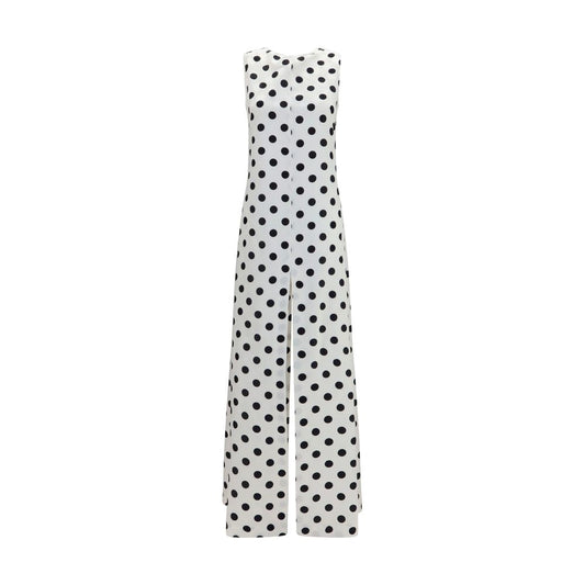 White Silk Long Dress