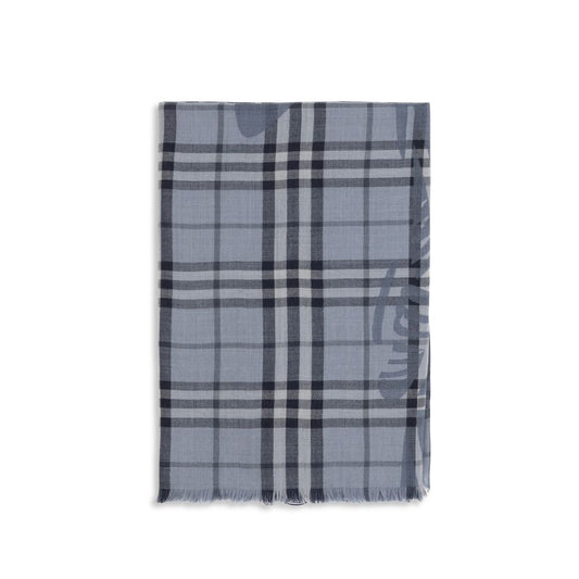Blue Wool Oves Aries Foulard