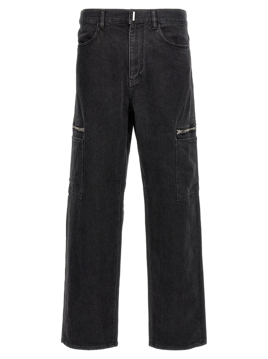 Black Cotton Jeans Denim