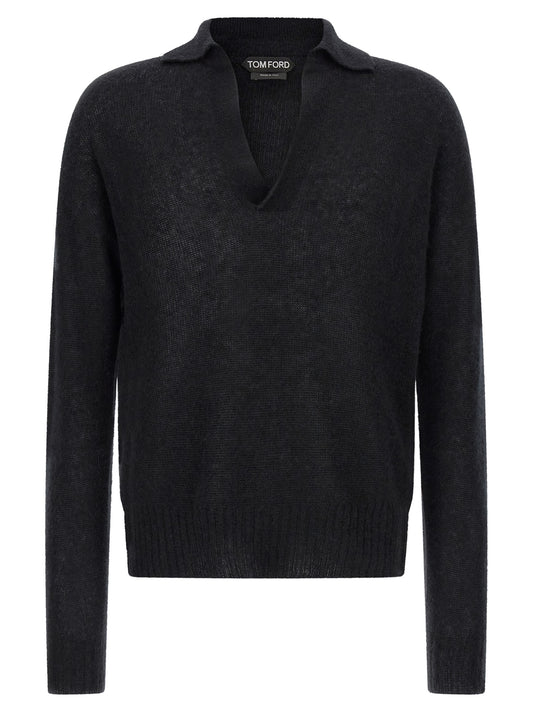 Black Cashmere Cardigan