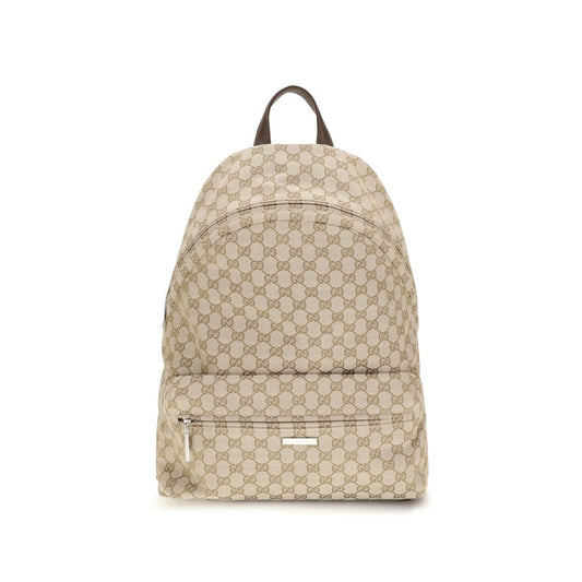 Beige Polyester Backpack